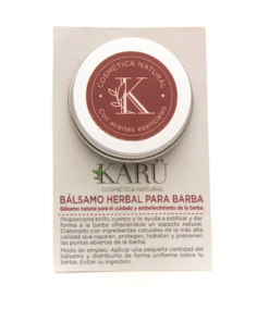 Karu bálsamo herbal para barba